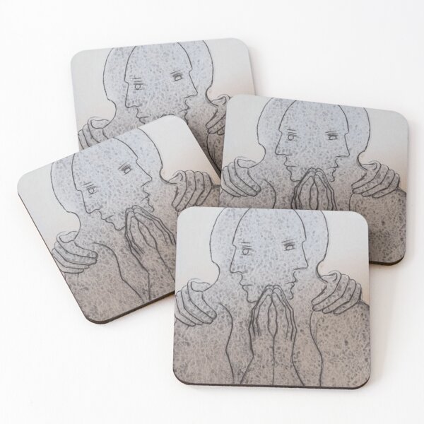 Item preview, Surreal Dual-Faced Figure in Monochrome designed and sold by Floonadion.