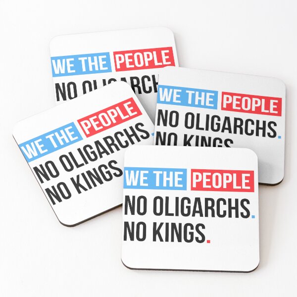 Item preview, We the People No Oligarchs No Kings designed and sold by jitterfly.