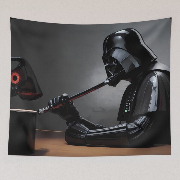 Item preview, Boss Darth Vader Iconic Art Depictions Dark Side designed and sold by ART ATTACK ZONE.