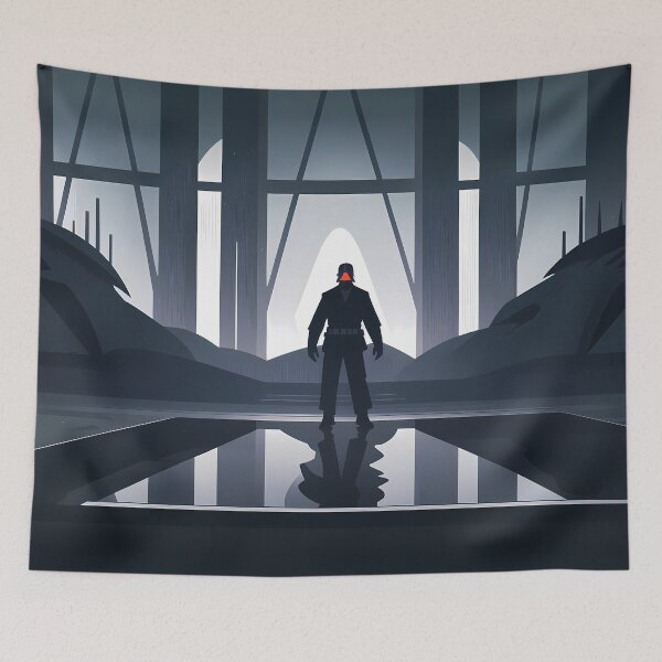 Item preview, Minimalistic Darth Vader Iconic Art Depictions Dark Side designed and sold by ART ATTACK ZONE.