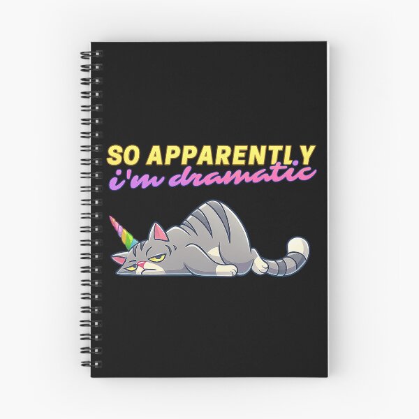 Item preview, Funny Colorful Lazy Unicorn Cat So Apparently I'm Dramatic U designed and sold by virostrength.