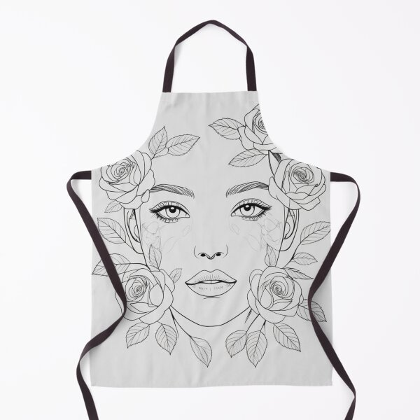 Item preview, Blooming Soul – Woman with Roses designed and sold by FusionArtStyle.