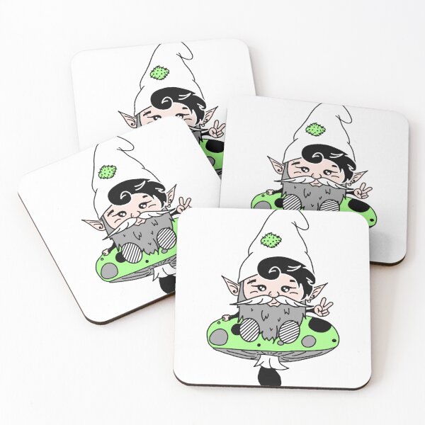 Item preview, Agender Gnome on a Mushroom designed and sold by GnomeyArt.