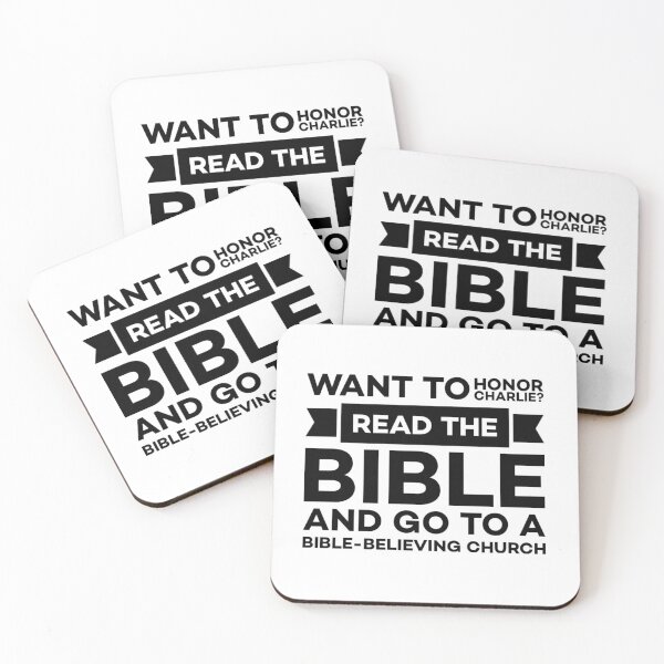 Item preview, Honor Charlie--Read the Bible & Go to Church  designed and sold by Twittlefish.