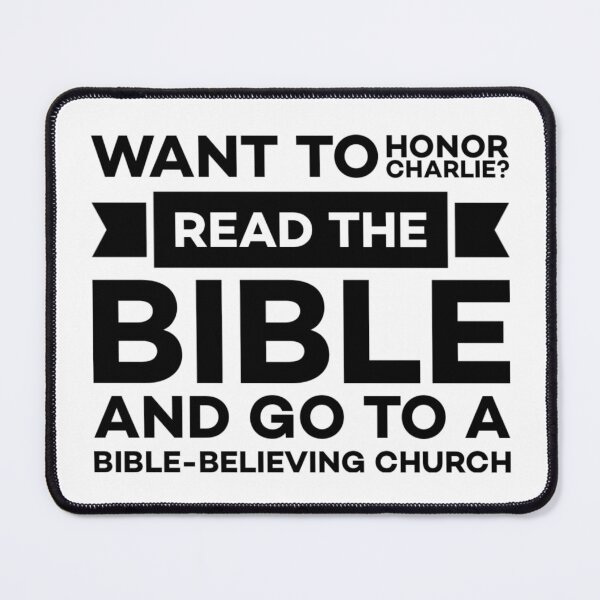 Item preview, Honor Charlie--Read the Bible & Go to Church designed and sold by Twittlefish.