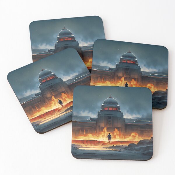 Item preview, Fire Palace Darth Vader Iconic Art Dark Side designed and sold by ART ATTACK ZONE.
