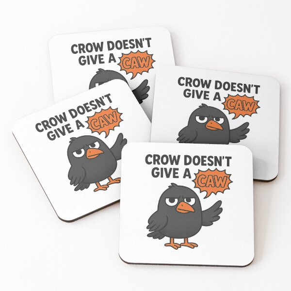 Item preview, Crow Doesn’t Give a Caw F-CAW-F designed and sold by MujernDesignArt.