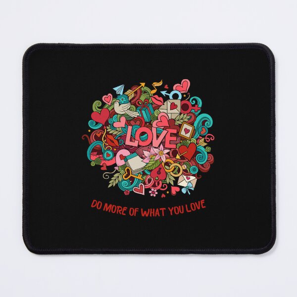 Item preview, Colorful “Love” iPhone Case – Do More of What You Love designed and sold by MaisRosesStore.