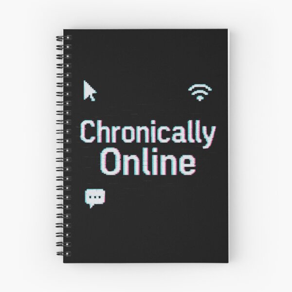 Item preview, Chronically Online | Funny Internetcore Sticker / Aesthetic Design designed and sold by Dragonfly-10.