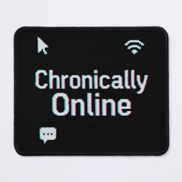 Item preview, Chronically Online | Funny Internetcore Sticker / Aesthetic Design designed and sold by Dragonfly-10.