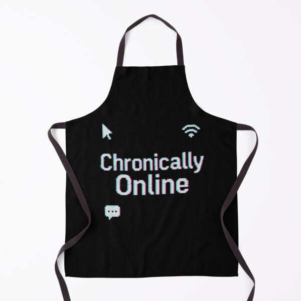 Item preview, Chronically Online | Funny Internetcore Sticker / Aesthetic Design designed and sold by Dragonfly-10.