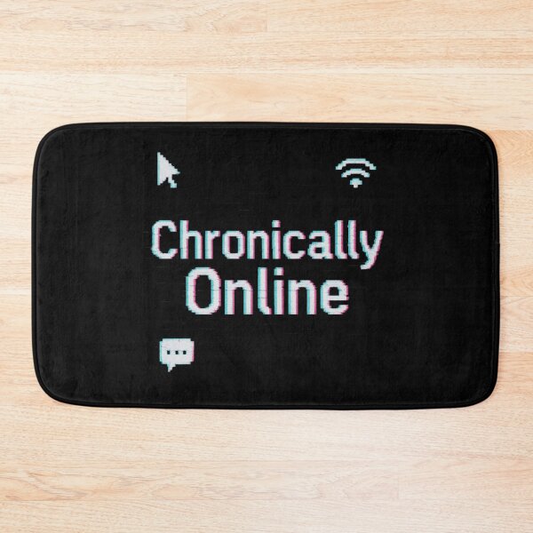Item preview, Chronically Online | Funny Internetcore Sticker / Aesthetic Design designed and sold by Dragonfly-10.