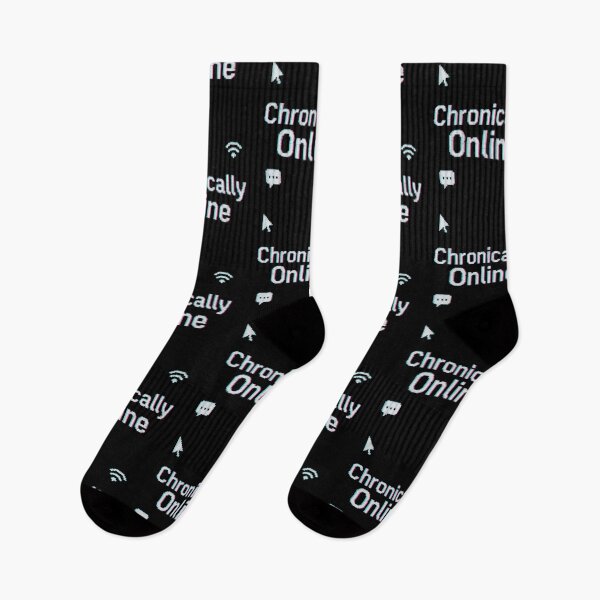 Item preview, Chronically Online | Funny Internetcore Sticker / Aesthetic Design designed and sold by Dragonfly-10.