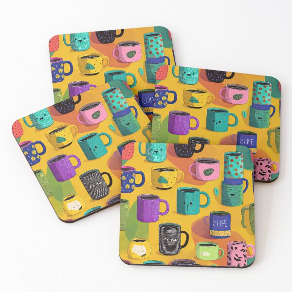 Item preview, Whimsical Coffee Mug Pattern 3 designed and sold by Kybruno's Creations.