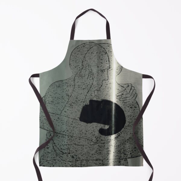 Item preview, Surreal Dual Figures Embracing with Black Cat – Abstract Symbolic Art designed and sold by Floonadion.