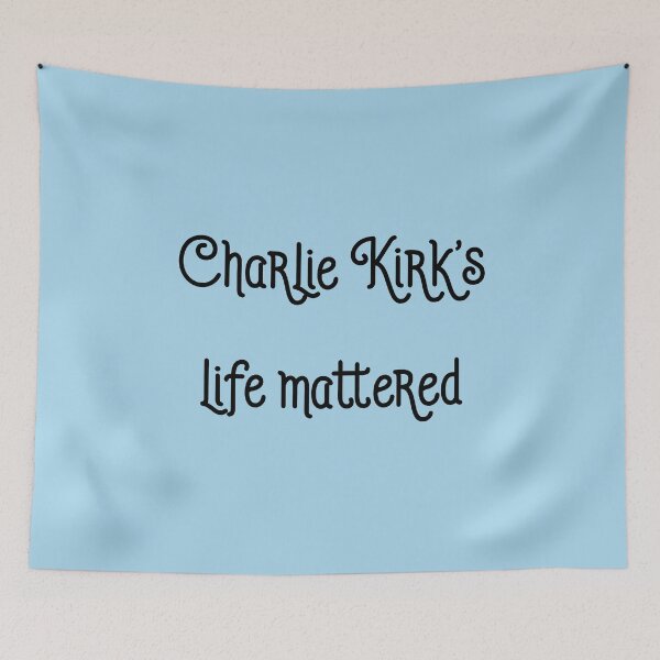 Item preview, Charlie Kirk's Life Mattered designed and sold by Twittlefish.