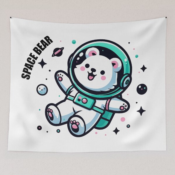 Item preview, Bear in space designed and sold by DeReeg.