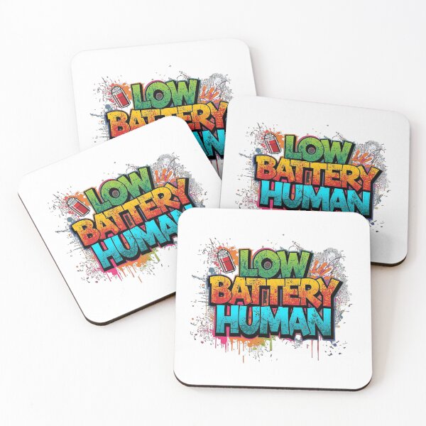 Item preview, Low Battery Human | Sarcastic Humor Design by Too Real Co designed and sold by TooRealCo.