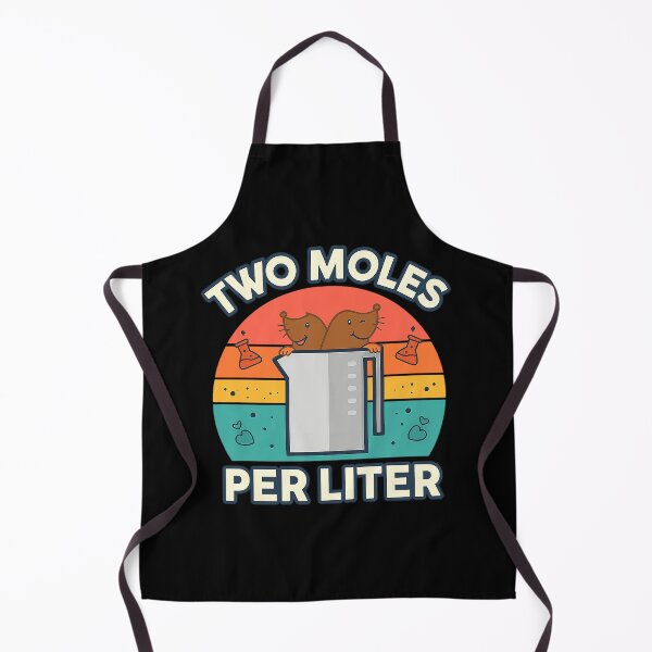 Item preview, Funny Two Moles Per Liter Chemistry Shirt Science Teacher designed and sold by Kaiskinner.