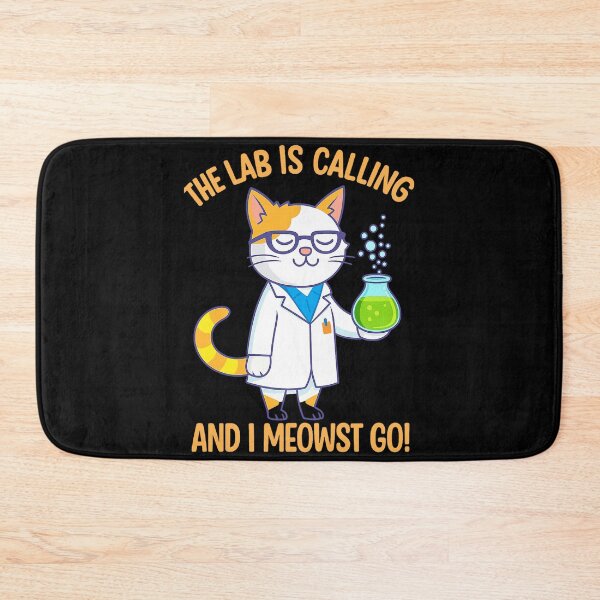 Item preview, Girls Lab Calling Science Funny Lab Cat Laboratory Chemistry  designed and sold by Kaiskinner.