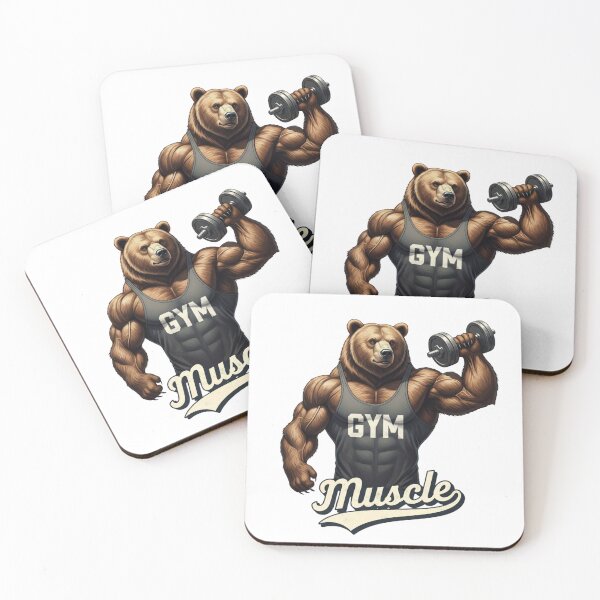 Item preview, Bear Muscle designed and sold by DisignByPrince.