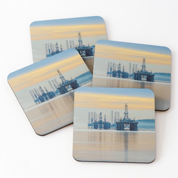 Item preview, Oil rig sunrise designed and sold by Dalyndigital Photography.