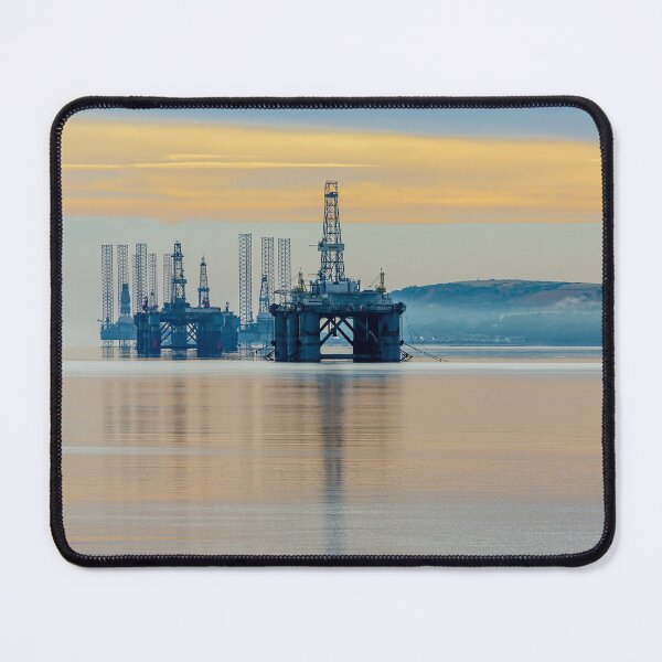 Item preview, Oil rig sunrise designed and sold by Dalyndigital Photography.