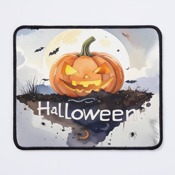 Item preview, Halloween pumpkins on the ground with insects and worms designed and sold by LiskoDesign.