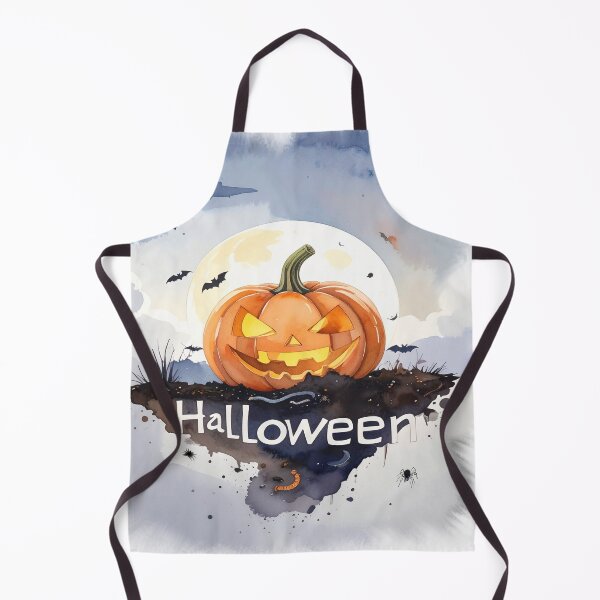 Item preview, Halloween pumpkins on the ground with insects and worms designed and sold by LiskoDesign.