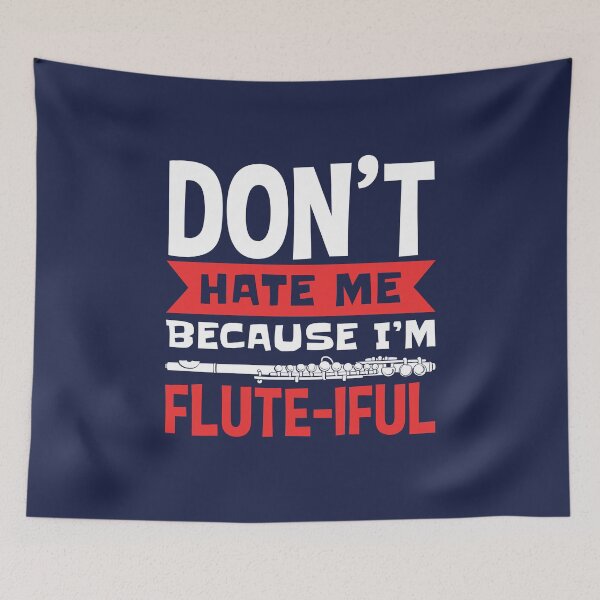 Item preview, Funny Flute Player Flutist Flute-iful designed and sold by jaygo.