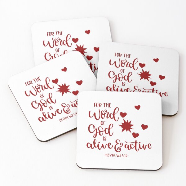 Item preview, The Word of God Is Alive & Active | Hebrews 4:12 Bible Verse | Inspirational Christian Gifts & Apparel designed and sold by Hope & Light Designs.
