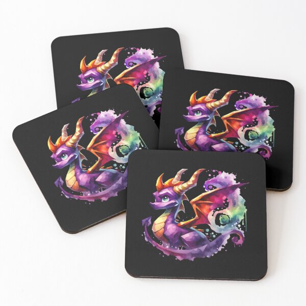 Item preview, Watercolor Spyro - Whimsical Magic of the Playful Dragon designed and sold by Tiellelarty3364.
