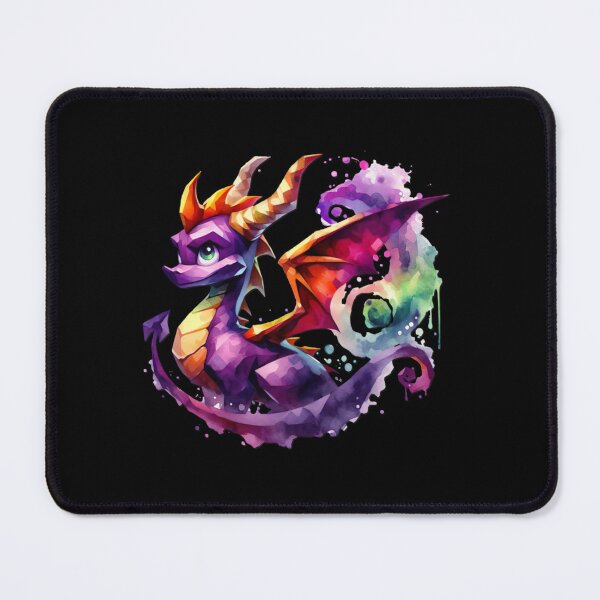 Item preview, Watercolor Spyro - Whimsical Magic of the Playful Dragon designed and sold by Tiellelarty3364.