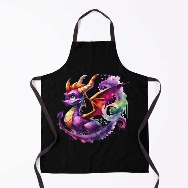 Item preview, Watercolor Spyro - Whimsical Magic of the Playful Dragon designed and sold by Tiellelarty3364.