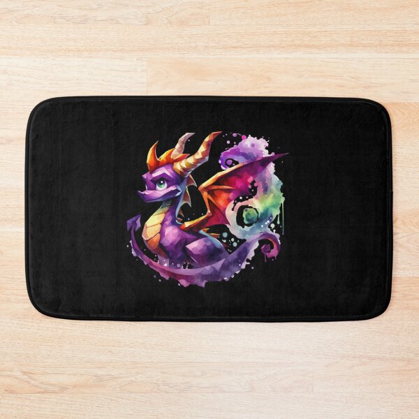 Item preview, Watercolor Spyro - Whimsical Magic of the Playful Dragon designed and sold by Tiellelarty3364.