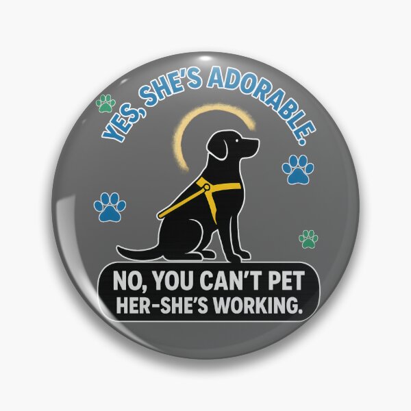Item preview, Adorable Service Guide Dog Working Do Not Pet designed and sold by Eyepatch-Jacks.