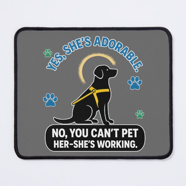 Item preview, Adorable Service Guide Dog Working Do Not Pet designed and sold by Eyepatch-Jacks.