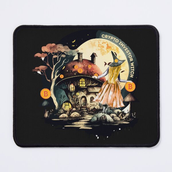 Item preview, Crypto Investor Witch on Halloween Night designed and sold by JuanaDesigns.