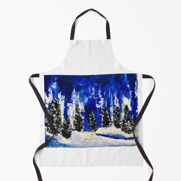 Item preview, spruce trees covered in snow  designed and sold by DollyJ.