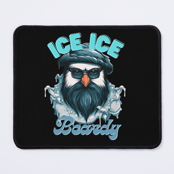 Item preview, Ice Ice Beardy Penguin – Cool Penguin With A Beard Movember Christmas designed and sold by RooseveltOsinsk.