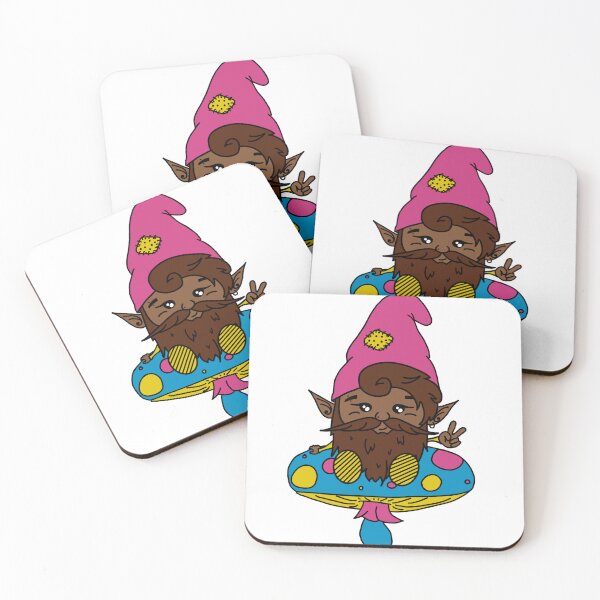 Item preview, POC Pansexual Gnome on a Mushroom designed and sold by GnomeyArt.