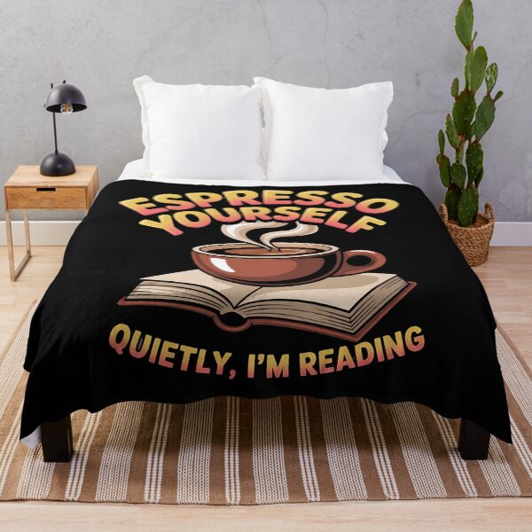 Item preview, Espresso yourself - bookworm - librarian life - literature lover - book club – bibliophile - stack of books - novel addict - paperback fan - readers retreat - book obsession designed and sold by JansenGS.