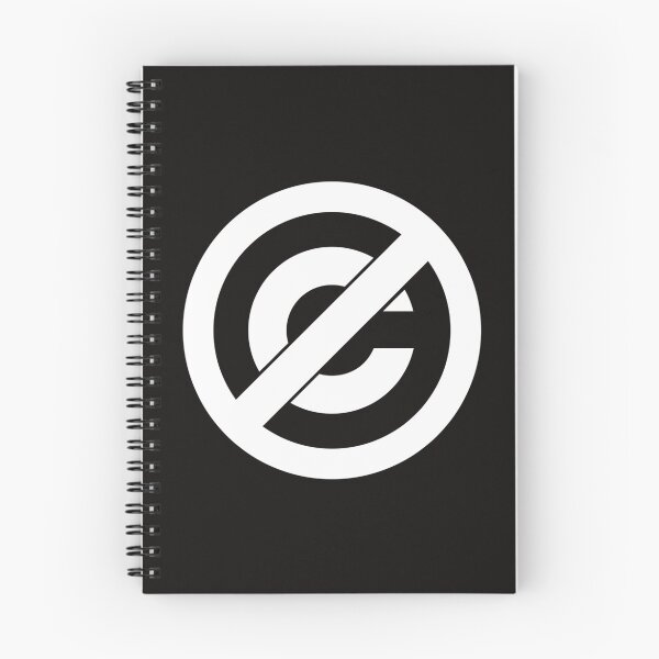 Item preview, Public Domain Symbol Copyleft White Ink designed and sold by CarliReich.