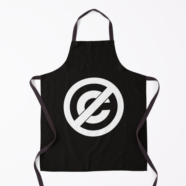 Item preview, Public Domain Symbol Copyleft White Ink designed and sold by CarliReich.