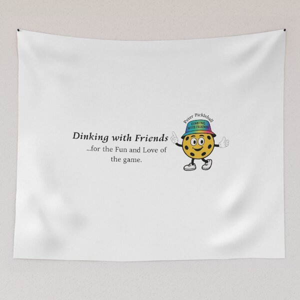 Item preview, Peter Pickleball with motto designed and sold by Picklenut1969.