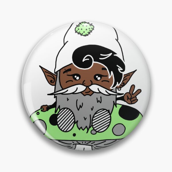 Item preview, POC Agender Gnome on a Mushroom designed and sold by GnomeyArt.