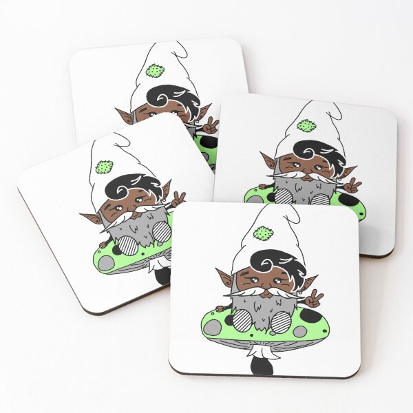 Item preview, POC Agender Gnome on a Mushroom designed and sold by GnomeyArt.