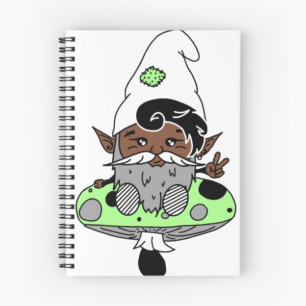 Item preview, POC Agender Gnome on a Mushroom designed and sold by GnomeyArt.