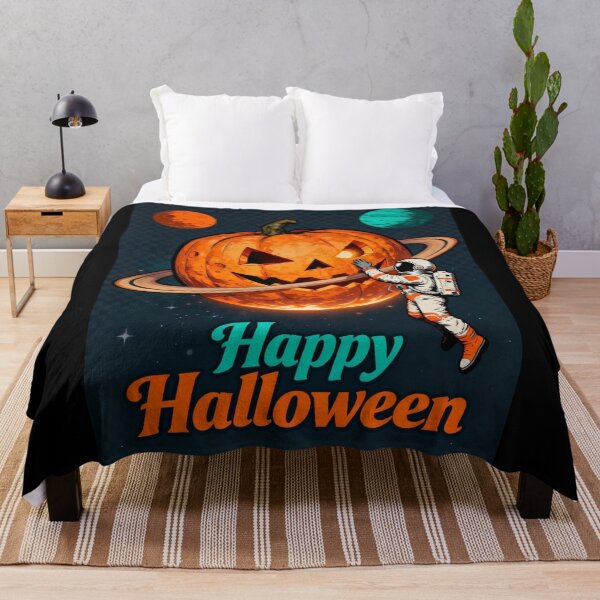 Item preview, Pumpkin Space Astronaut Halloween Art designed and sold by fangt30Orange.