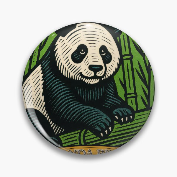 Item preview, Bamboo Bliss: Stylized Panda in Zen Jungle designed and sold by ForeverPrintsOK.